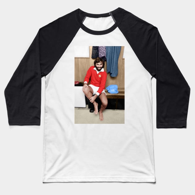 George Best. Baseball T-Shirt by AndythephotoDr